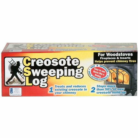 CREOSOTE SWEEPING LOG 3 Lb. Log Creosote Remover SL824-12